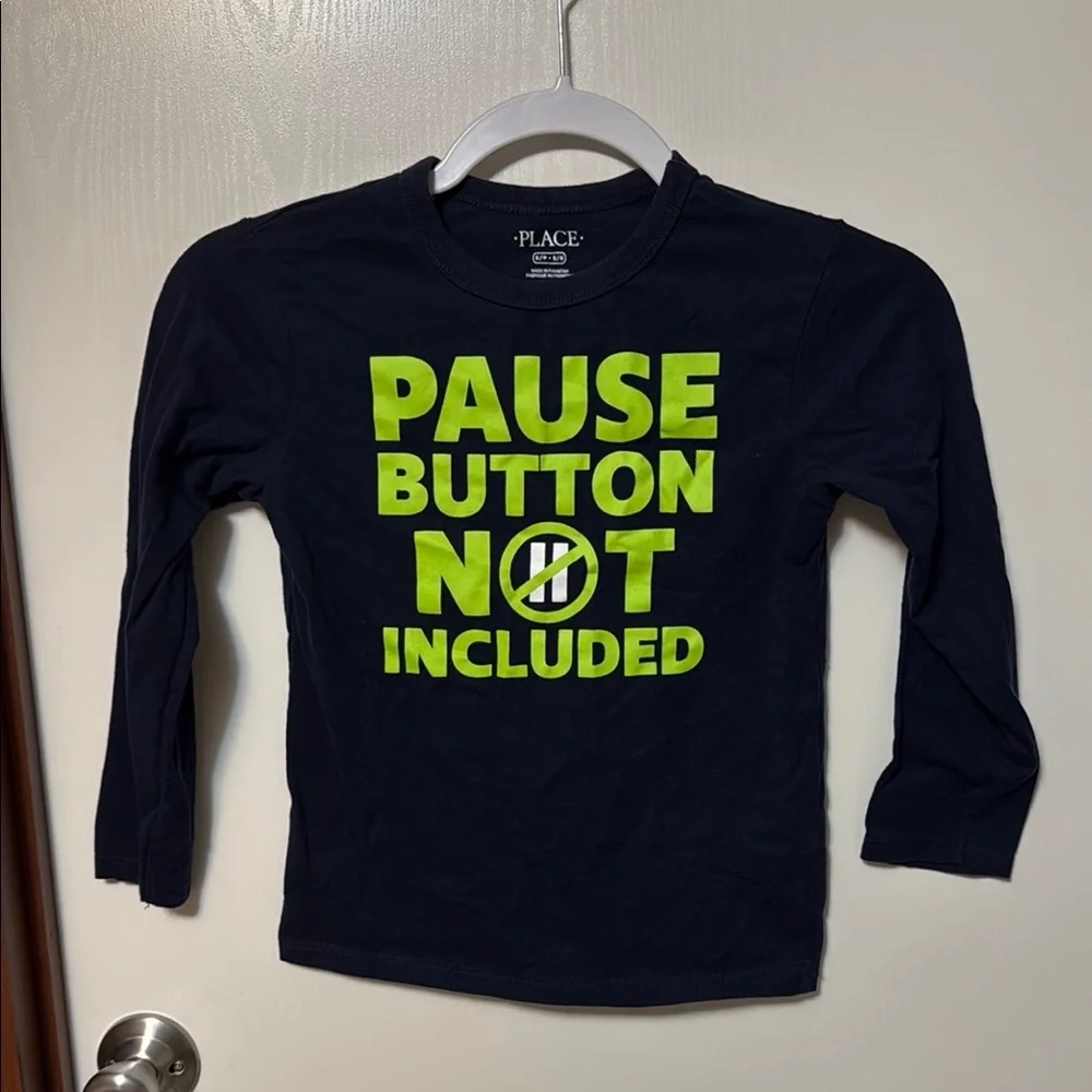 The Children's Place Navy Blue Kids Shirt Size S 5-6